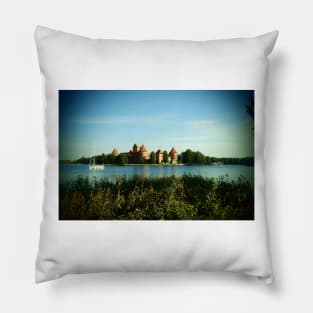 A Perfect Day in Trakai Pillow