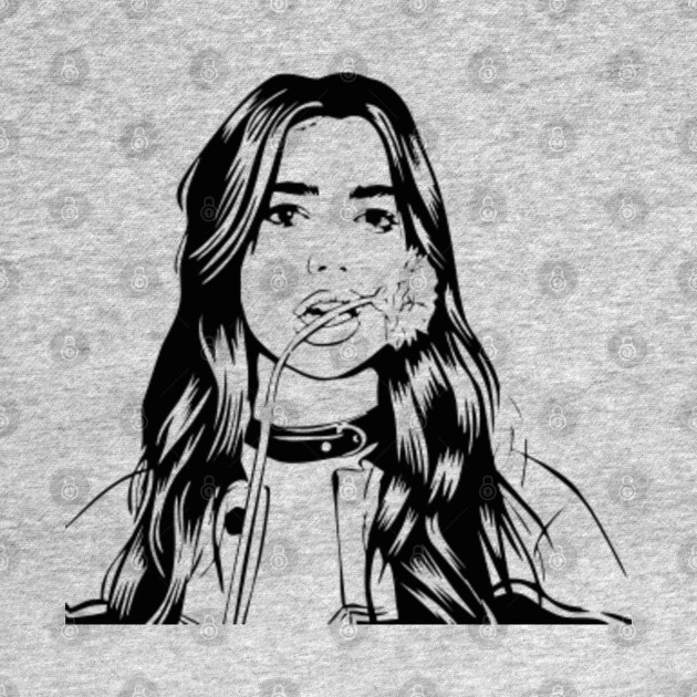 Dua Lipa Art - Dua Lipa - Baseball T-Shirt