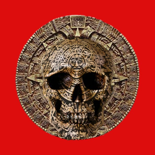 Aztec Skull Calendar by DJ L.A.X.