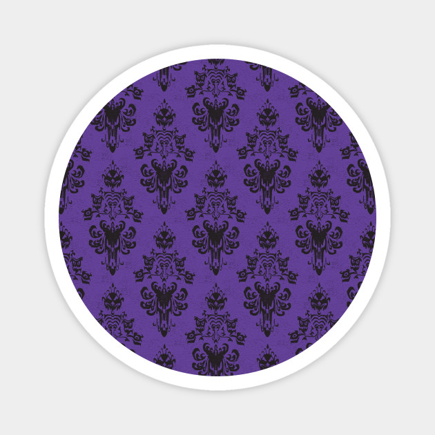 Creepy Wallpaper Purple Disney Parks Magnet Teepublic Au