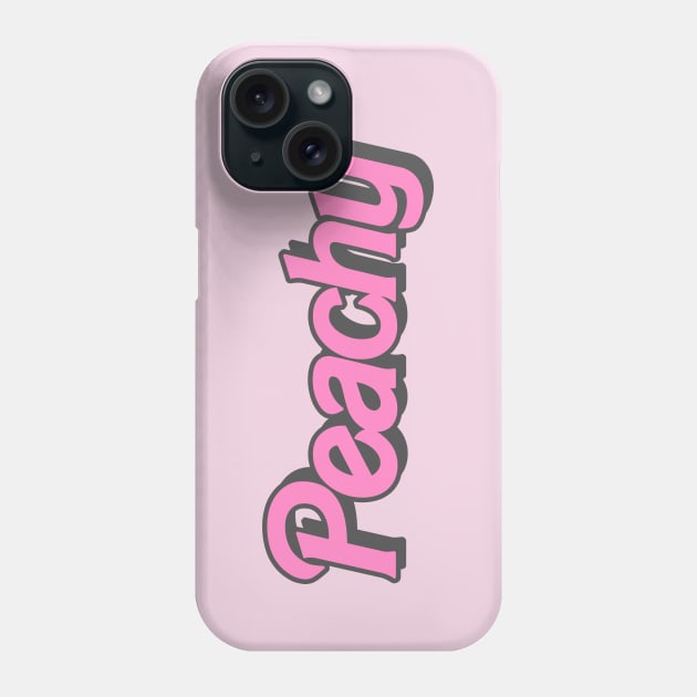 Peachy Phone Case by queenofhearts