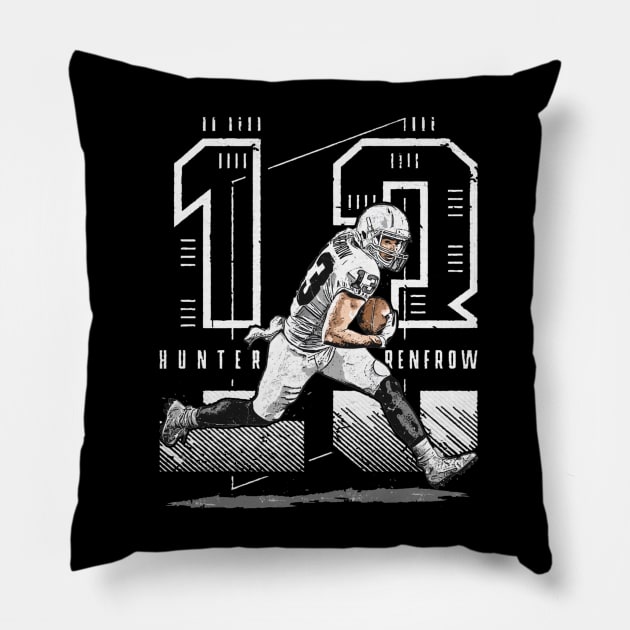 Hunter Renfrow Las Vegas Future Pillow by Buya_Hamkac