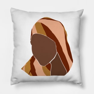 Black African Woman Pillow