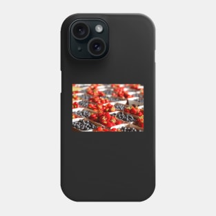 Strawberries, blueberries, peel Phone Case