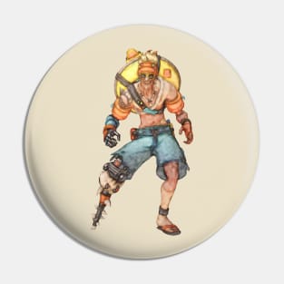 Junkrat as Beachrat, Overwatch Pin