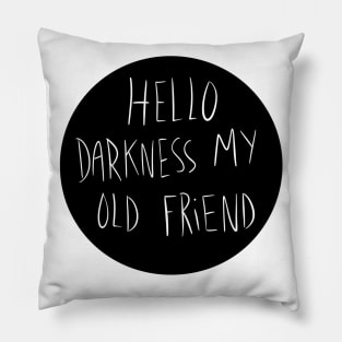 the sound of silence Pillow