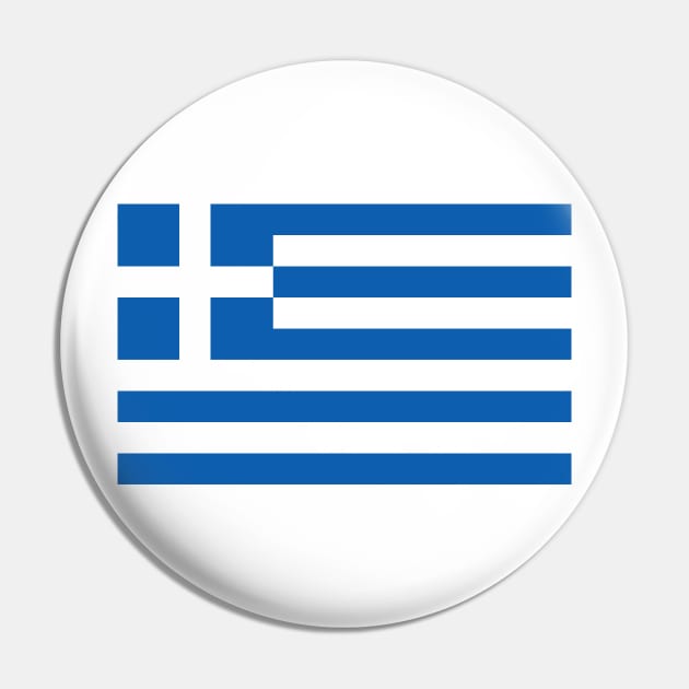 Greek Flag Pin by designseventy