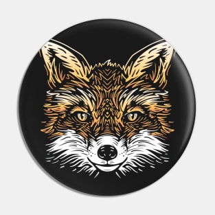 Smiling Fox Pin