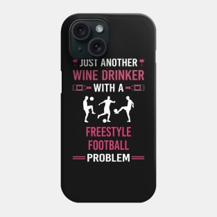 Wine Drinker Freestyle Football Phone Case