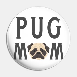 Pug Mom Pin