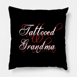 Tattooed Grandma Pillow