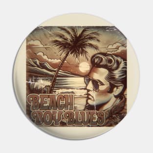 Beach Boy Blues Pin