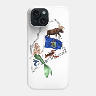 Maine Mermaid Phone Case