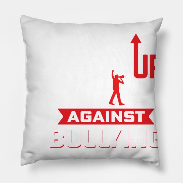 Stand Up. Speak Out. Against Bullying Pillow by reedae