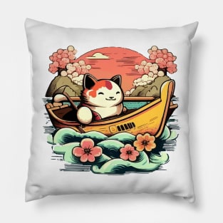 Aloha Kitty Cruise Pillow