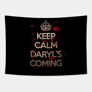 Keep Calm Daryl's coming Tapestry