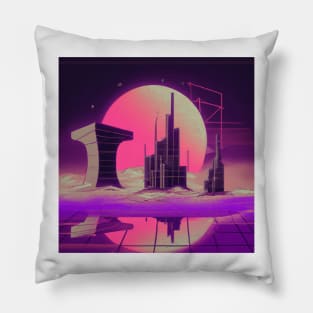 DREAM CITY IN MARS Pillow