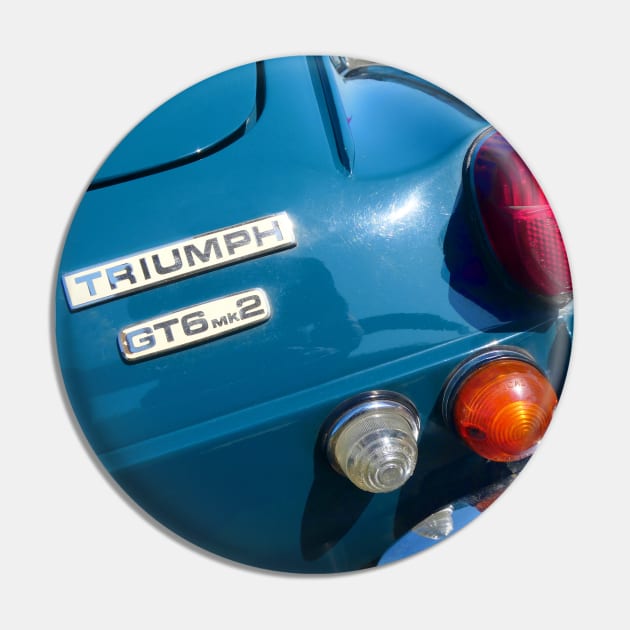 Triumph GT6, Vintage British Sports Car Pin by JonDelorme