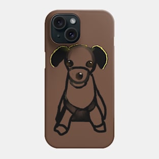 Puppy with Glittering Ears Phone Case