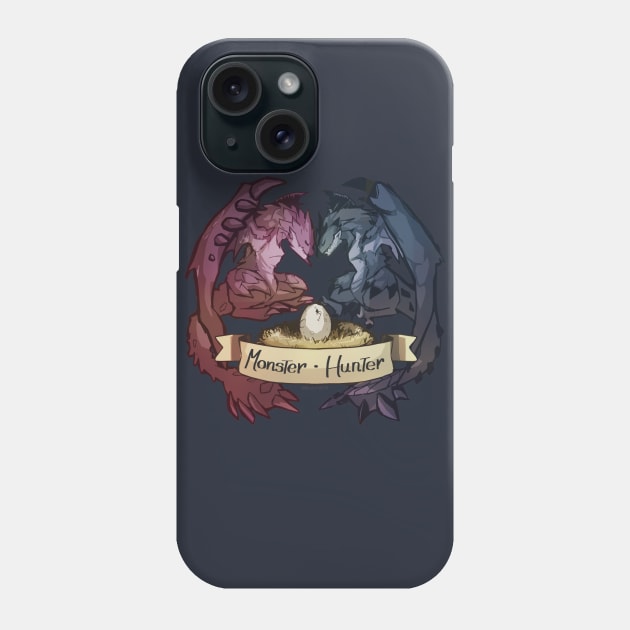 Monster Hunter - Love PinkAzure Phone Case by Mikoto