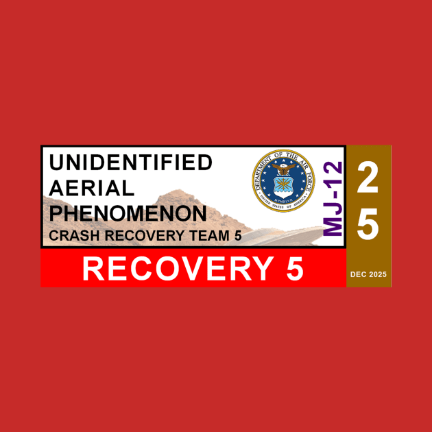 2025 UAP Recovery Team Permit - UFO Roswell Area 51 by Starbase79