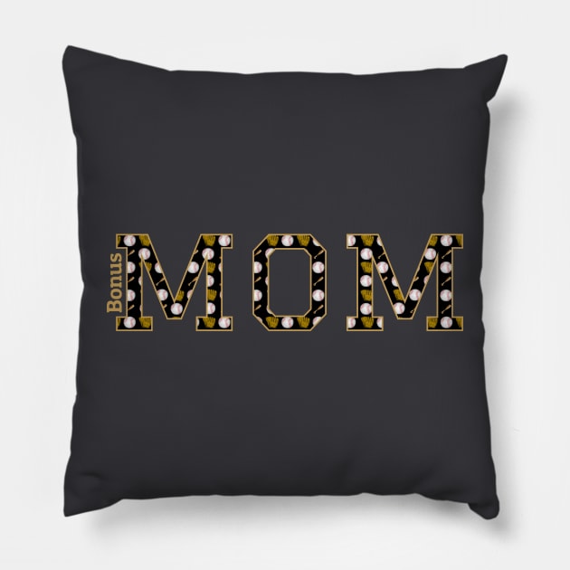 Baseball Bonus Mom Pillow by Red Squirrel