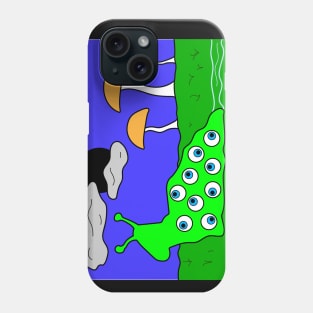 All Seeing Slug (Cartoon) Phone Case