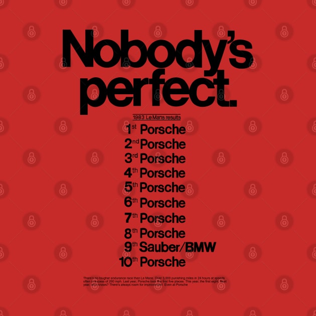 Nobody's Perfect by IbisDesigns