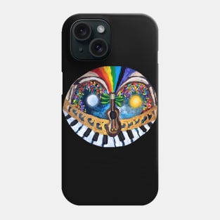 Night and Day Musical Balcony Landscape Phone Case