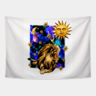 The lion zodiac Tapestry