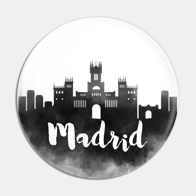 Madrid watercolor Pin by kursatunsal