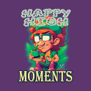 Crazy Stoner Boy #7 – HAPPY HIGH MOMENTS T-Shirt