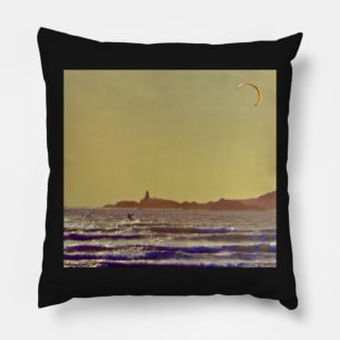 LET'S FLY TO LLANDDWYN ISLAND Pillow