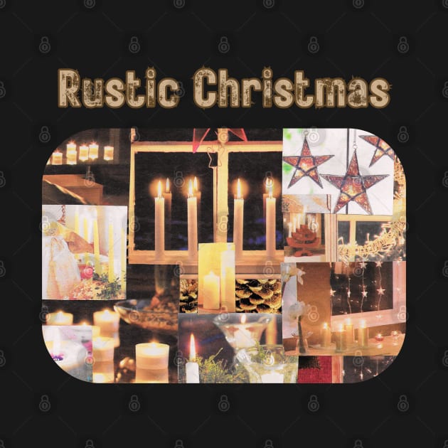 Rustic Christmas Collage by The Golden Palomino