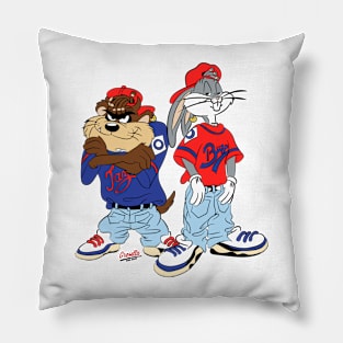 90s bros bunny Pillow