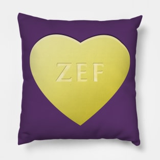 Zef Candy Heart - Lemon Pillow