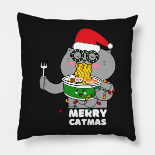 Merry Catmas Pillow