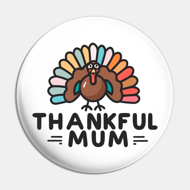 Thankful Mum Pin by Graceful Designs
