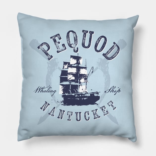 Pequod Pillow by MindsparkCreative