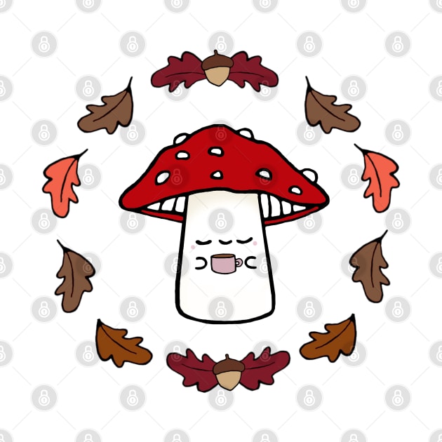 Fall Mushroom by staceyromanart