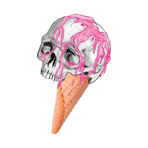 skull icecream sweet by anghewolf