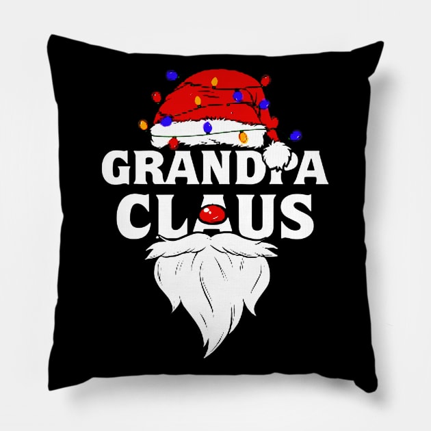 grandpa clause Pillow by crackdesign