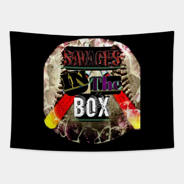 fucking savages in the box t shirt, savages in the box t shirt, Yankees savages shirt Tapestry by perfect x Shopping