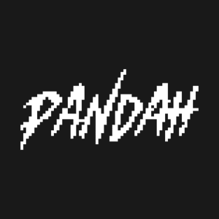 Pandah Pixel Logo (White) T-Shirt