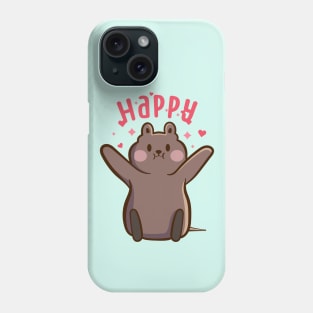 happy quokka Phone Case