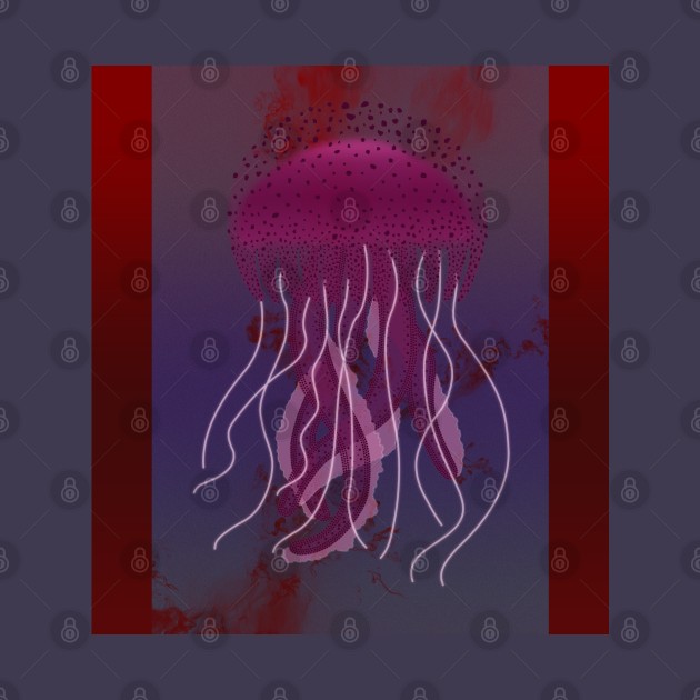 Purple Jellyfish by AnimaSomnia