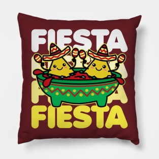 Let's Fiesta Kawaii Chips & Salsa Pillow