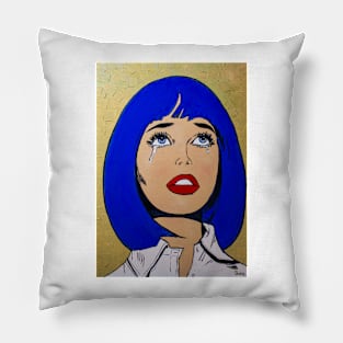 Crying girl Pillow