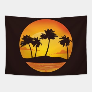 Sundown - 90's surf edition Tapestry