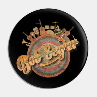 Designs Vintage Retro - Music Bob Seger Pin